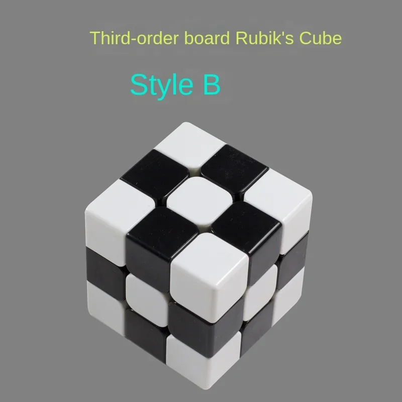 Second-Order/Third-Order/Fourth-Order/Professor's Cube Chessboard Black and White Magic Cubes Children's Educational Toys