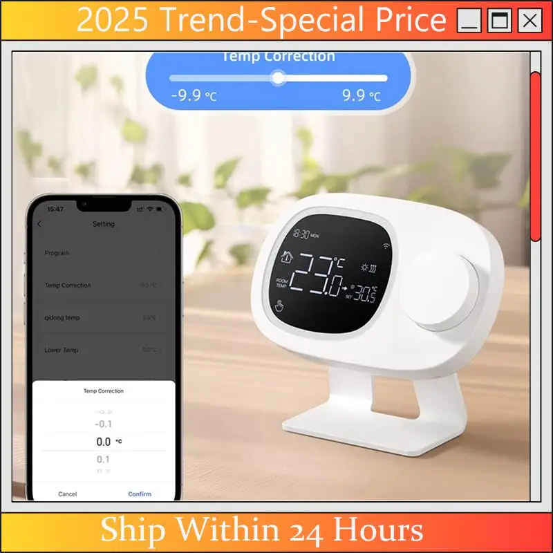 

CHYY Top Tuya Wi-Fi умный термостат RF433 привод газового котла для воды программируемый регулятор температуры для Alexa, Google Home