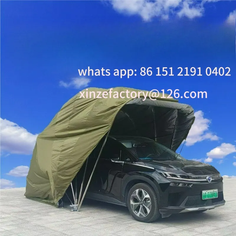 

For 6.4 Meters Business SUV Semi-automatic Automatic Mobile Folding Garage Sun Protection Folding Carport