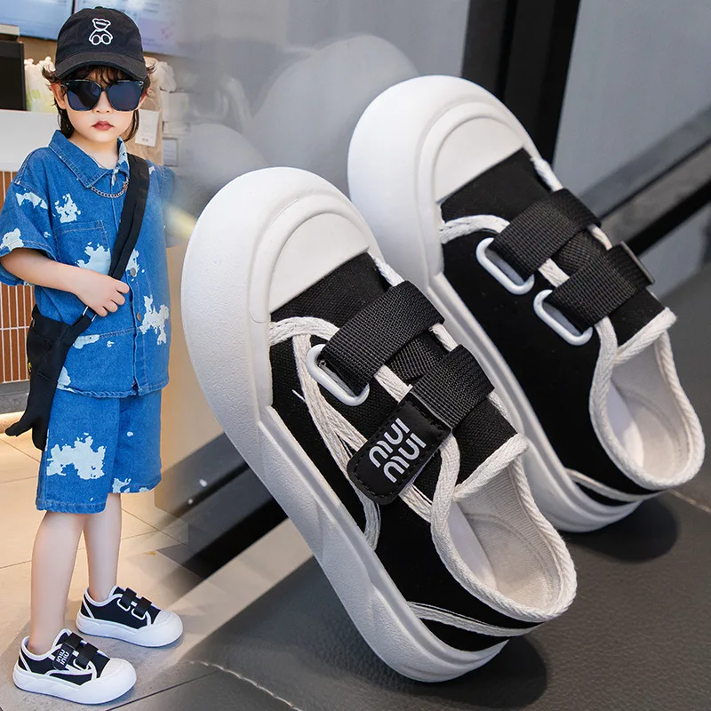 Children\'s Canvas Shoes Girls Light Board Shoes Boys Breathable Casual Shoes Sapatilha Infantil Menina Sapato De Lona Infantil
