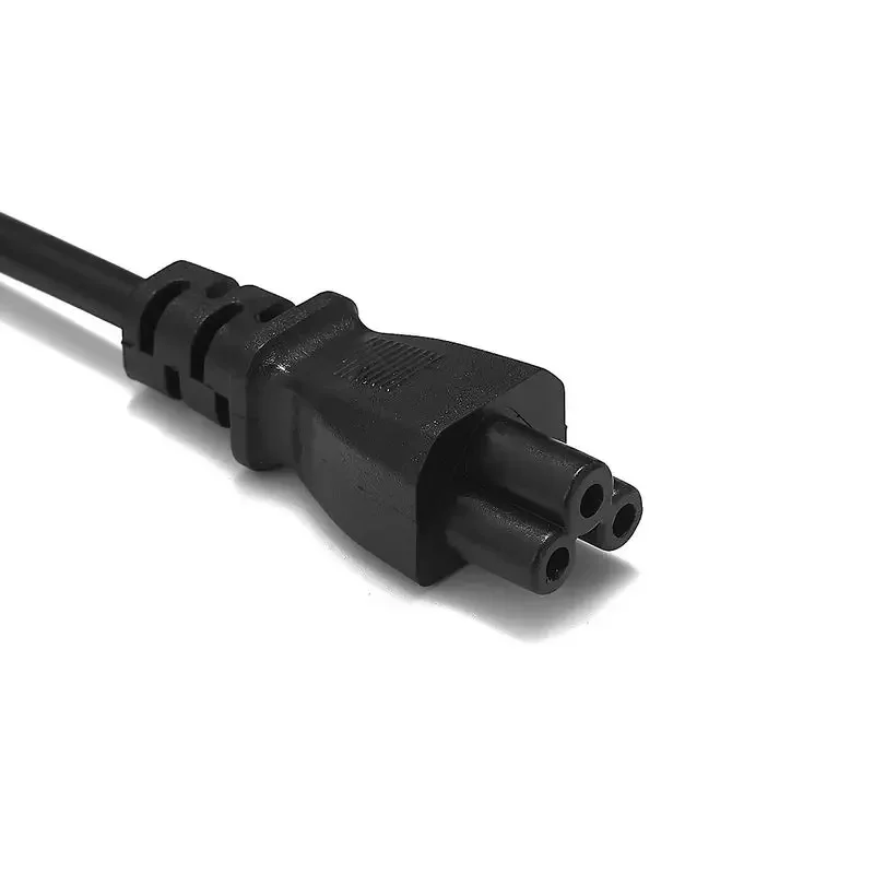 3 Prong Plug Power Supply Cord USA EU Plug 1.5m 6ft IEC C5 Laptop Power Cable For Dell Lenovo Notebook Comnputer Monitor LG TV