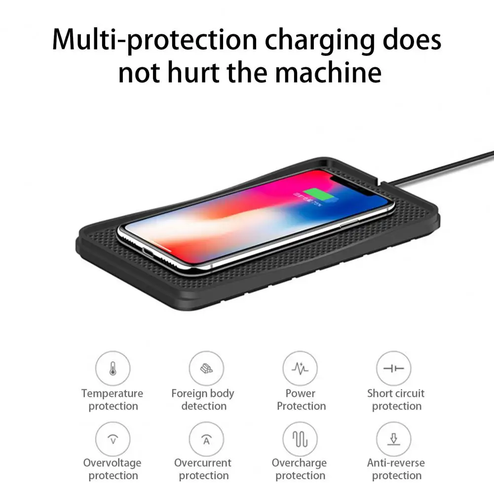 USB Charger 1 Set Practical Intelligent Recognition 2 in 1 Overvoltage Wireless Phone Charger for Home