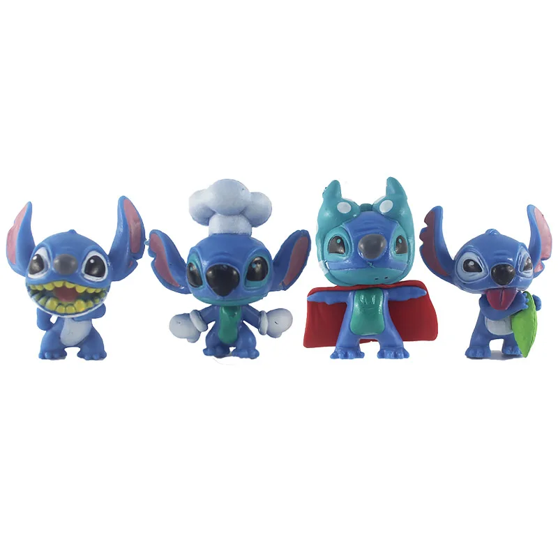 10Pcs Disney Lilo Stitch Figure Toy Set Mini Stitch Action Figurines Dolls Home Party Supply Decoration Toys Birthday Gift Hot