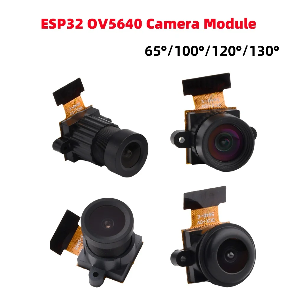 ESP32 OV5640 DVP Camera Module 5MP Development Board Camera Module 65°/100°/120°/130° Wide Angle Lens