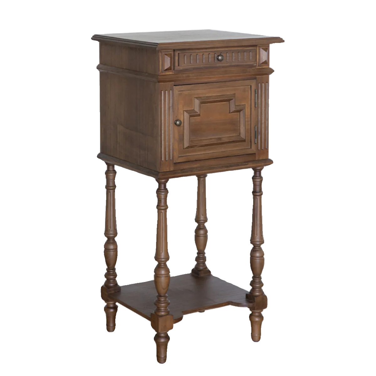 Monet side cabinet solid wood corner cabinet bed corner storage cabinet home living room bedroom French retro style decoration