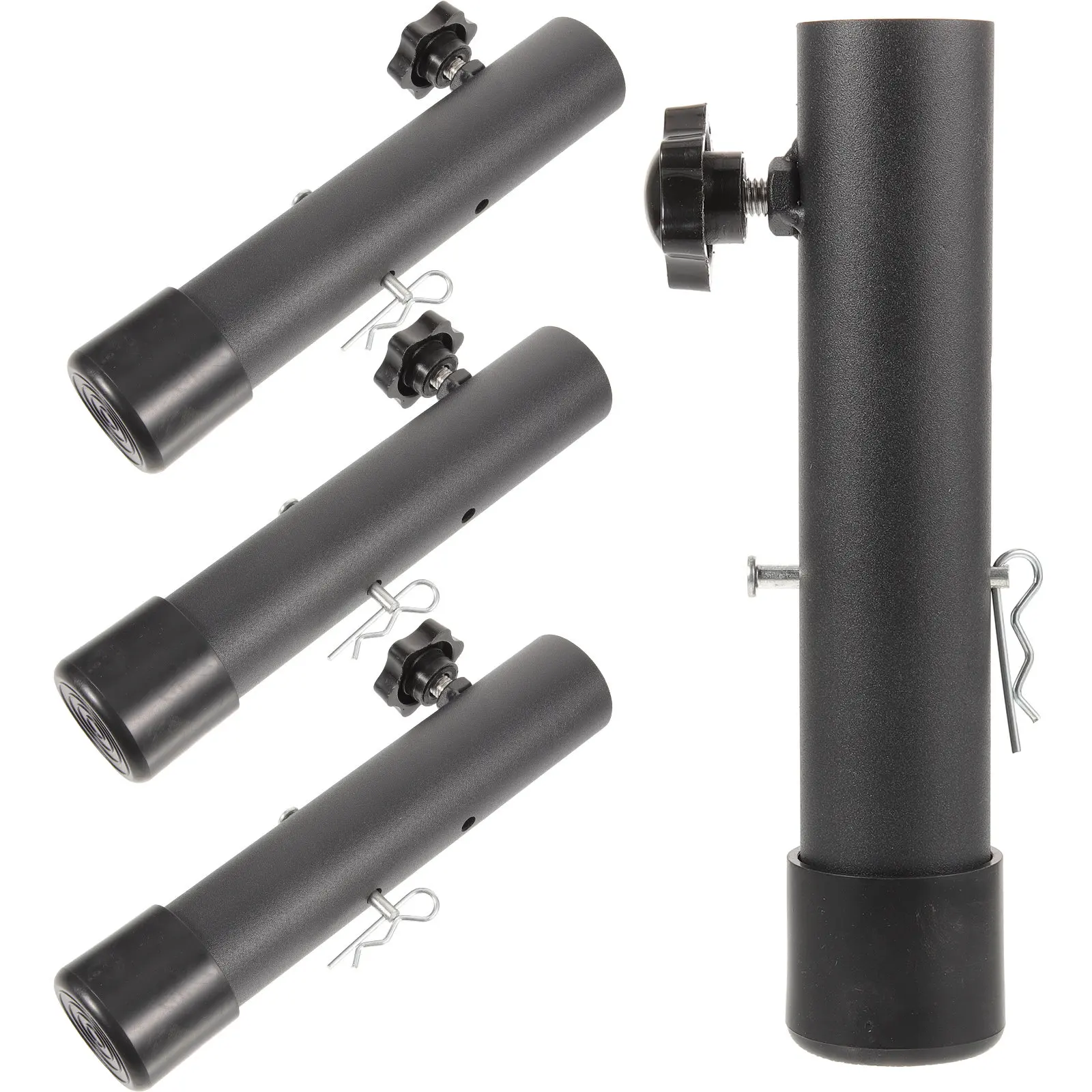 4Pcs Foldable Table Leg Height Extender Solid Steel Risers for Dining Table Cabinet Furniture Support Adjustable Height