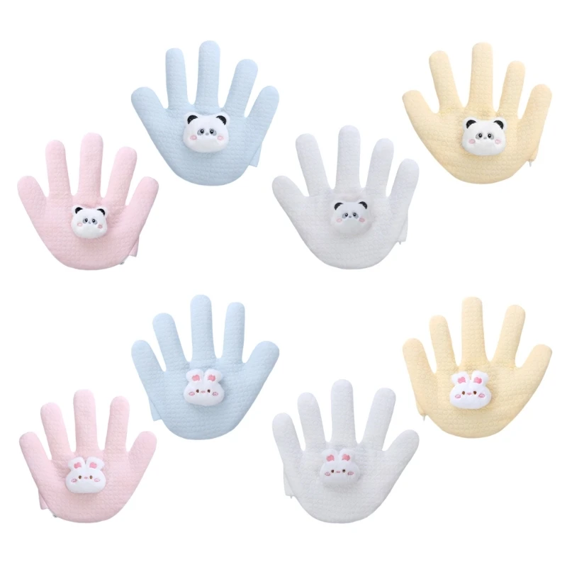 67JC Almofada de mão para prevenção de sobressaltos para bebês Travesseiros de pressão confortáveis ​​para a palma da mão