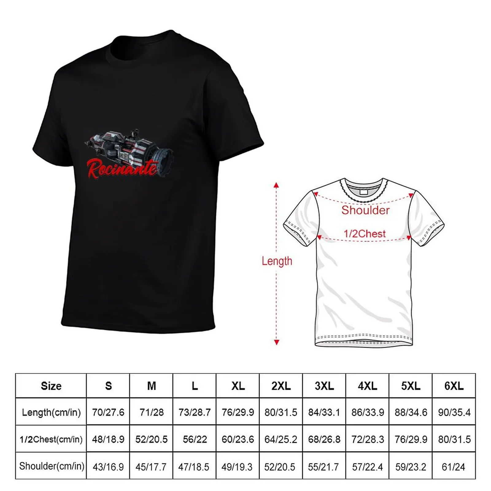 Roci Ship Pin Up Sticker Size T-Shirt Basic Casual Wear Short Sleeve Top