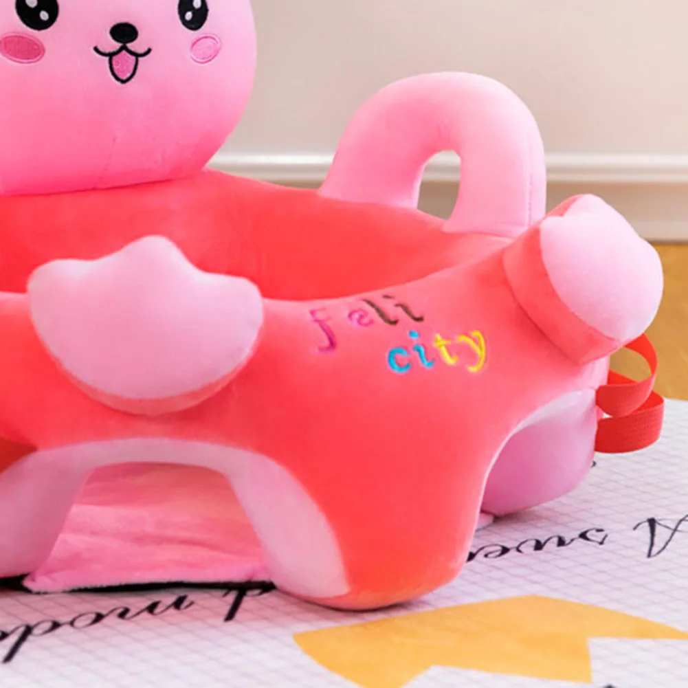 Baby Sofa Support Seat Cover Plush Learning To Sit Chair with Rod No Filler Toys