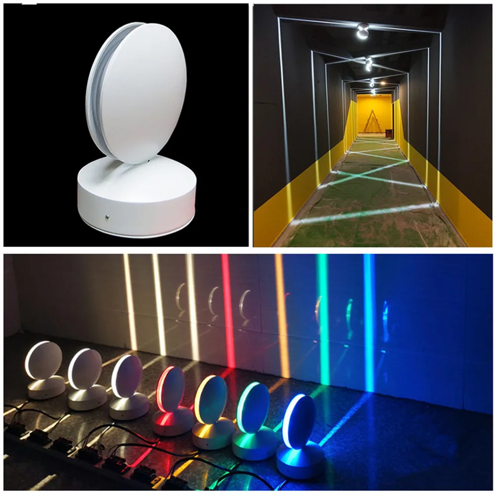 LED Window Sill Door Frame Wall Lamps 360° Rotation Personalized Design Lighting Exhibition Hall Hotel Singing Hall Aisle Light