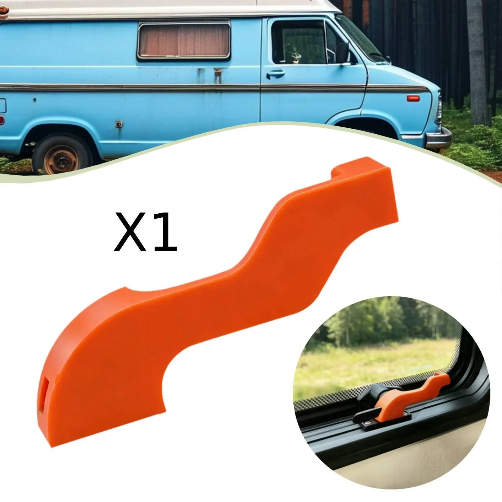 High Performance RV Parts Window Security Lock Sturdy Nylon Camper Window Latch Safety Upgrade for Motorhome
