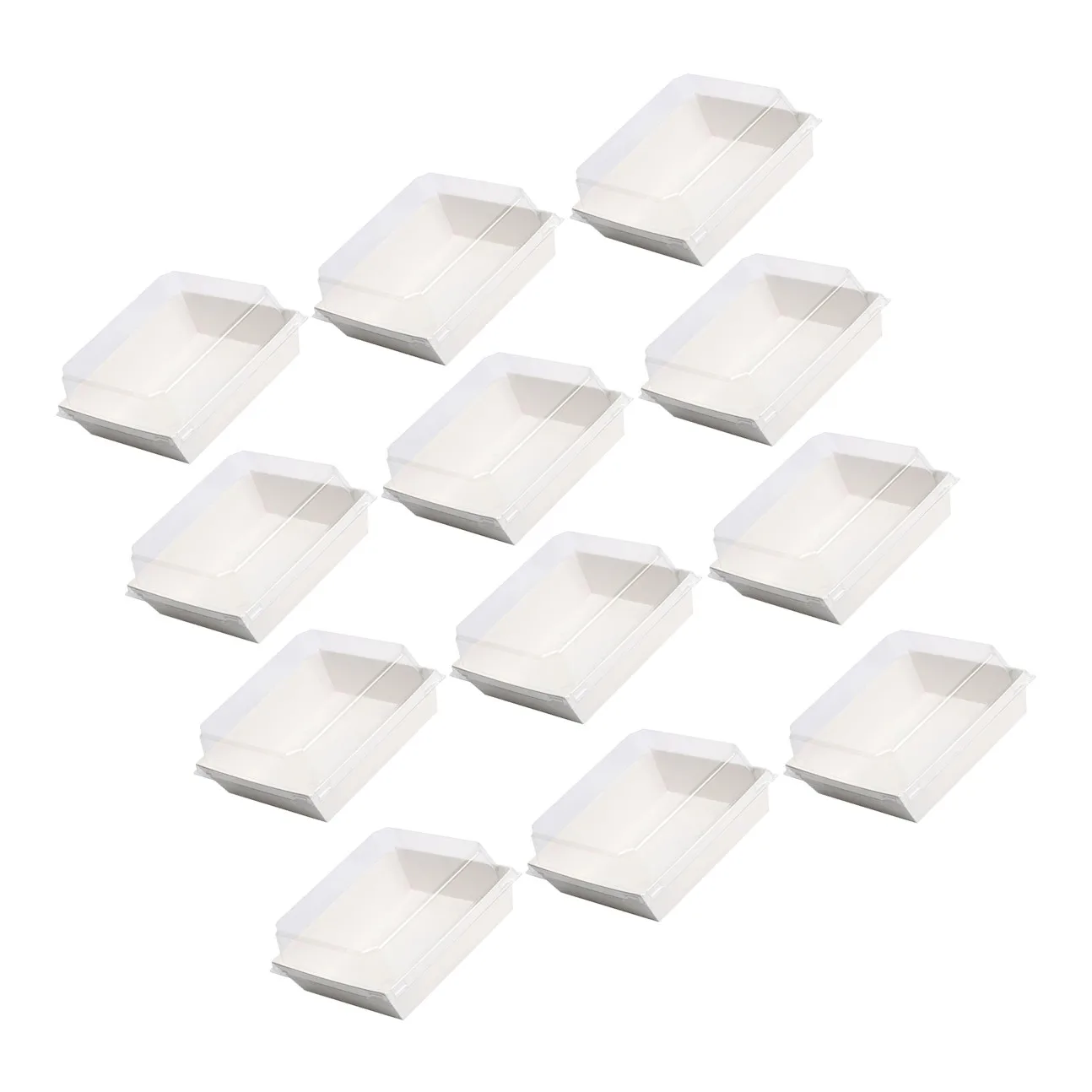 

50pcs Cake Packing Boxes Food Grade Material Standard Size Dessert Container Lightweight Easy Assembled Ideal for Special