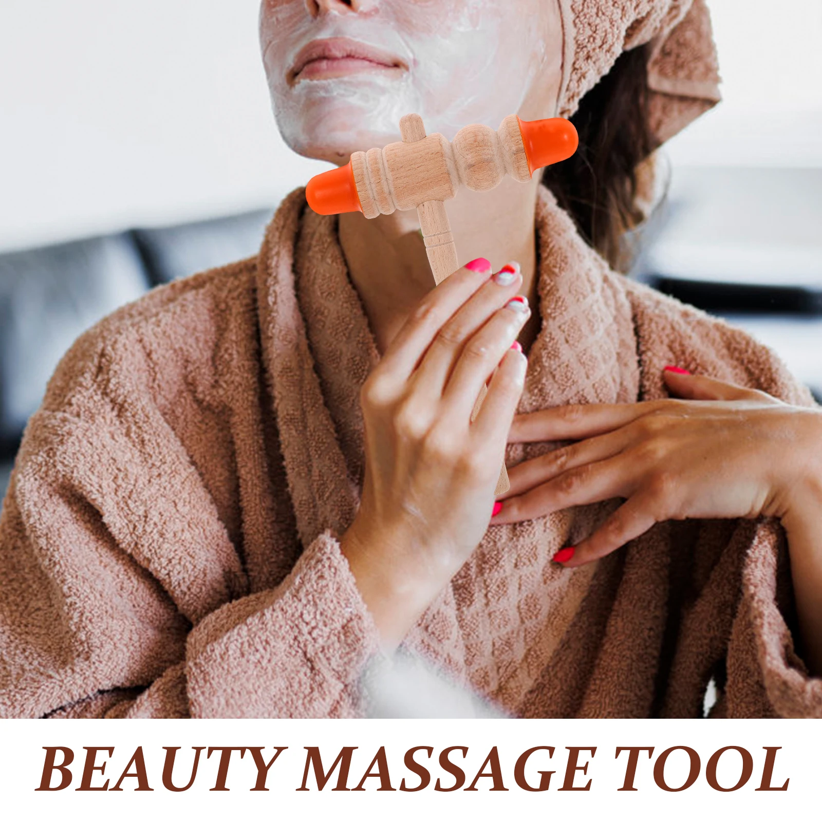 

Wooden Acupuncture Point Massager Foot Stick Skincare Tools Rod Smooth Hand Practical Beauty Gift Manual