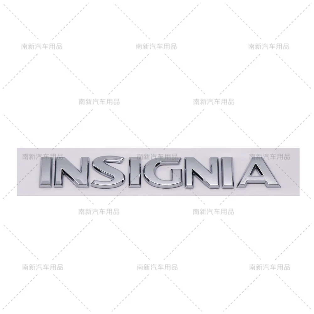 3D ABS INSIGNIA Letter Car Emblem Badge Sticker Fit Opel Insignia Rear Trunk Hatchback Sedan Car Styling Modification Decal