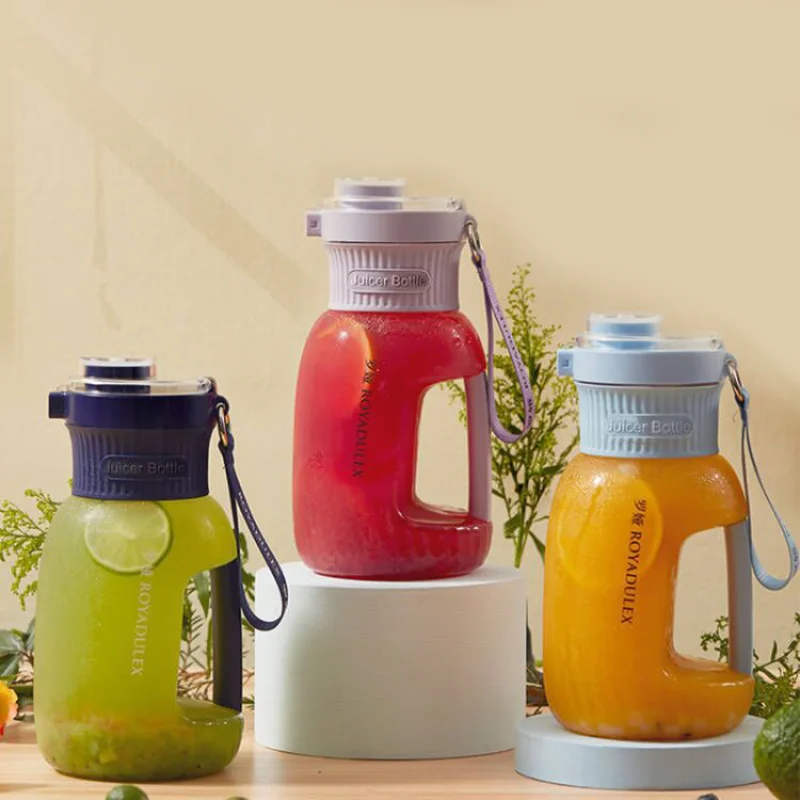 

1000ML Juicer bucket wireless portable travel sport water bottle Crushed Ice Fried Juice Smoothie Vegetables Fruit Mixer Blender