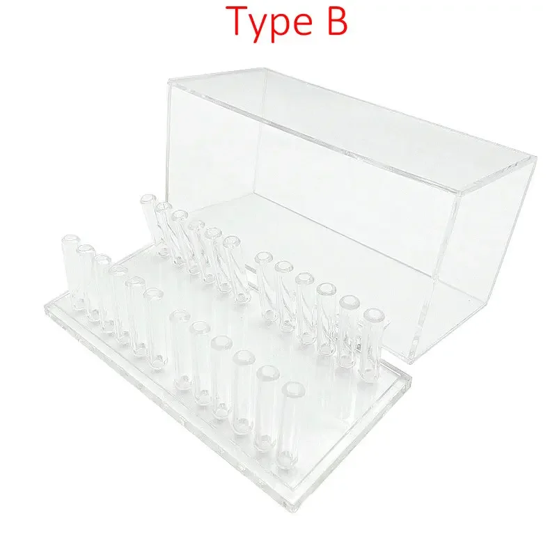 High Quality Dental Rectangular Archwire box Acrylic Dispenser Placing Box Holder fit Orthodontic Arch Wires