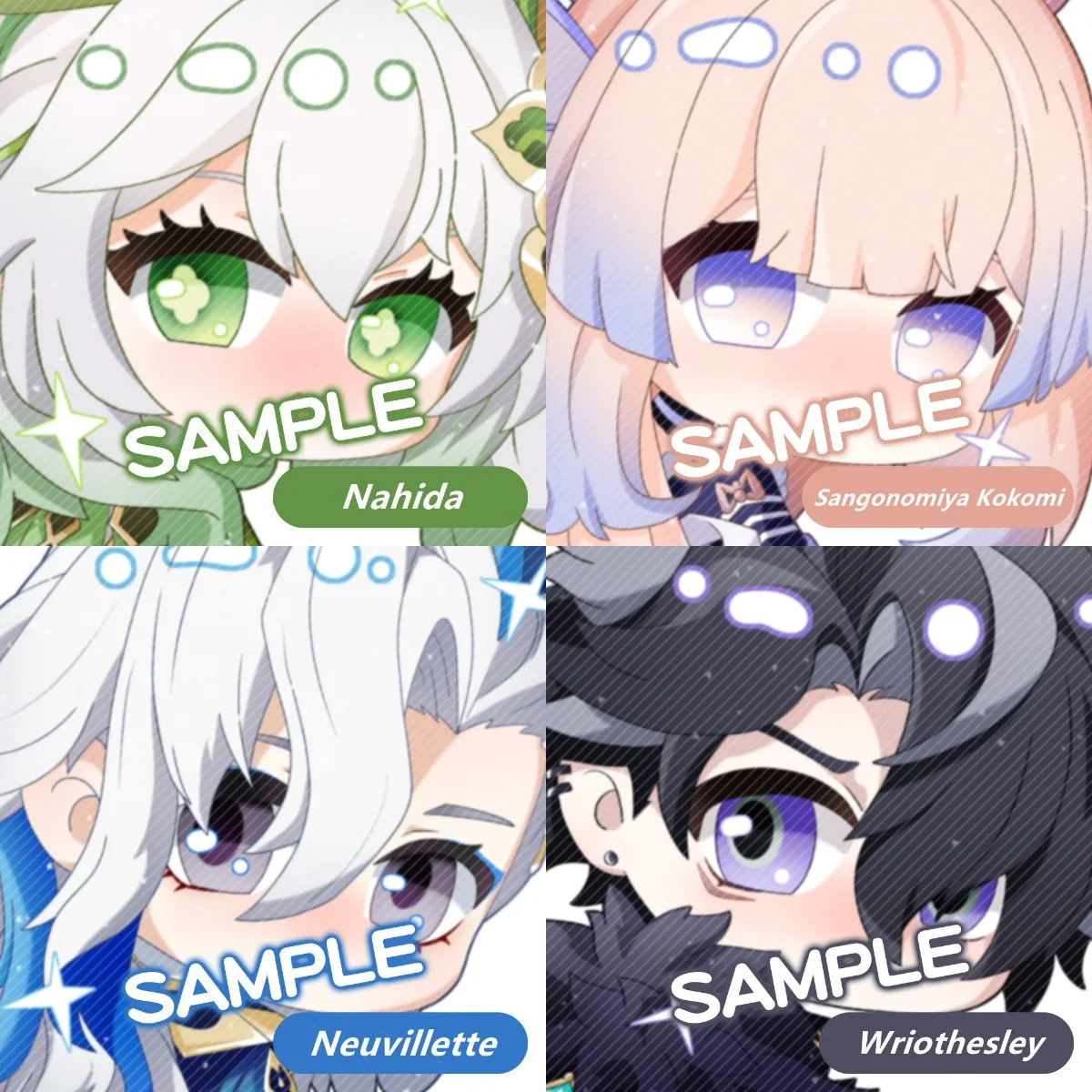 New Tail Wagging Keychain Genshin Impact Game Neuvillette Wriothesley Cute Cartoon Anime Keyring Backpack Pendant Jewelry  Gift