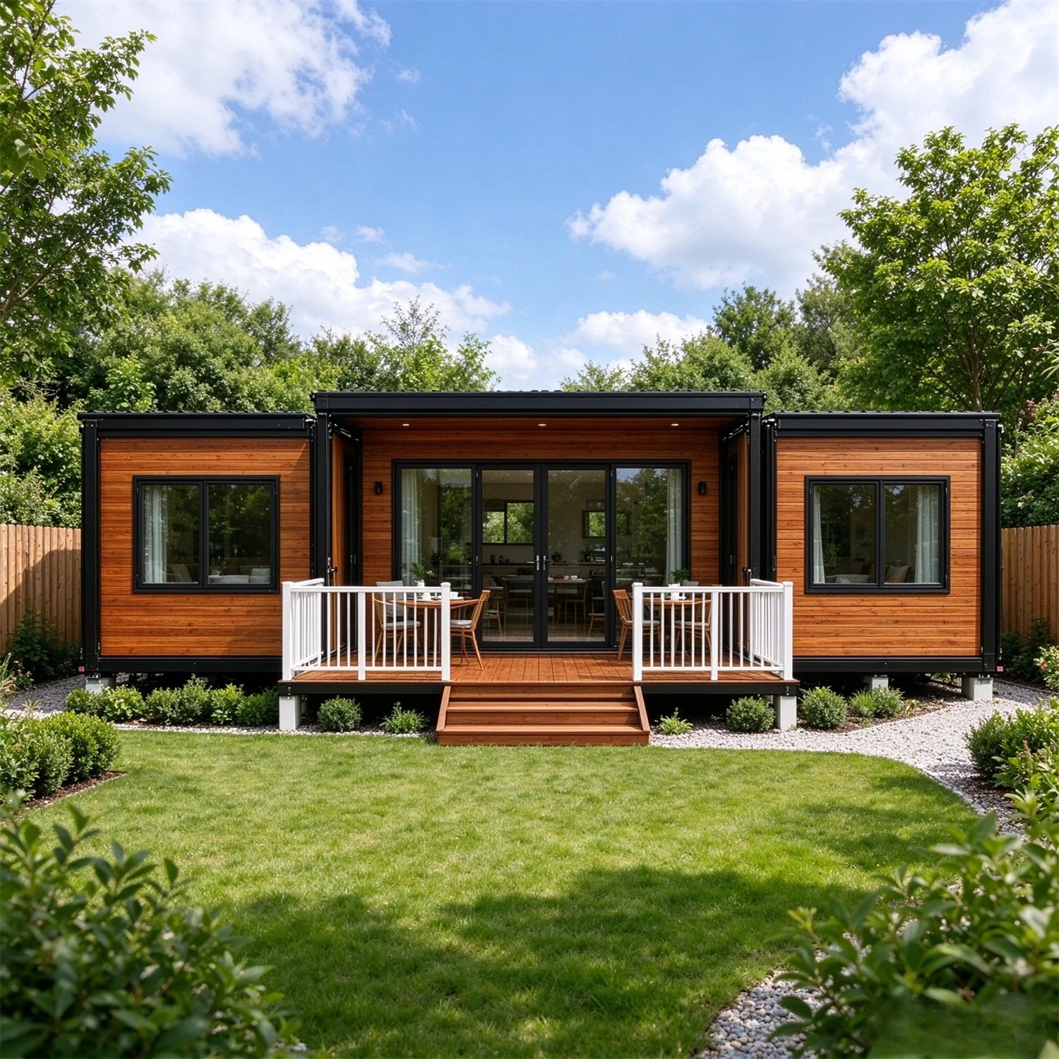 Factory Direct Prefabricated Houses Prefab Tiny House 20t 40t Vacation Room Garden Rooms Mobile Home Expandable Container House