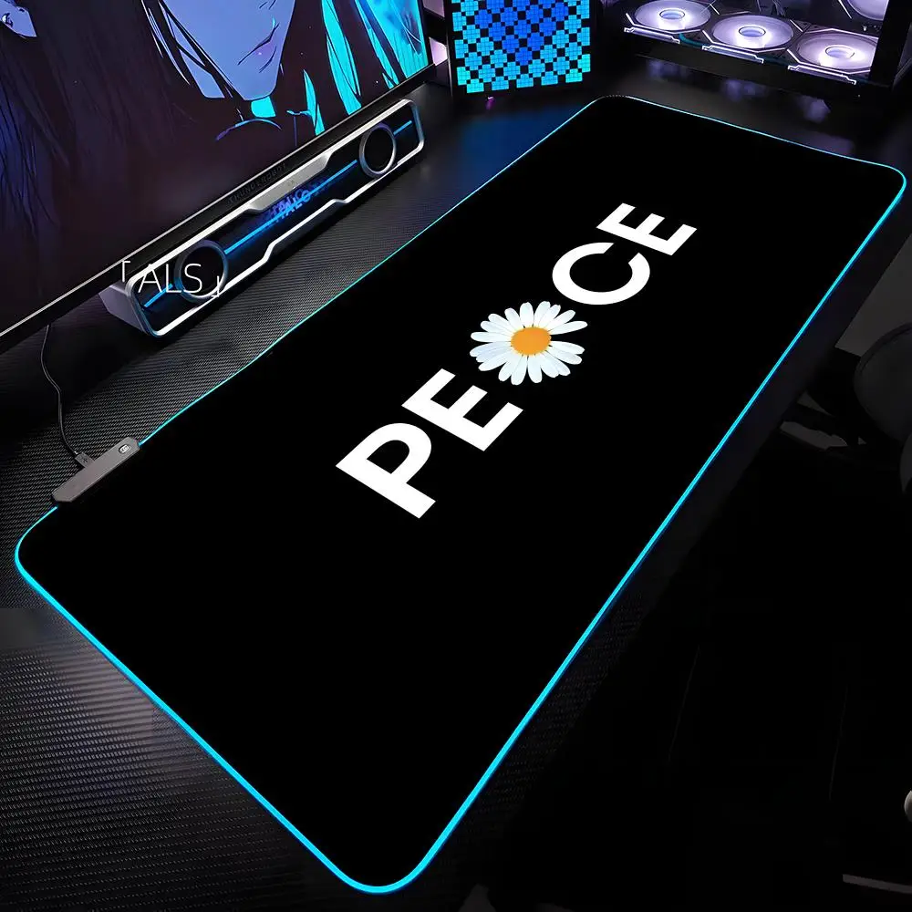 

Коврик для мыши G-DragonS P-PeaceminusoneS с RGB-подсветкой, коврик для мыши для ноутбука, коврик для мыши для ноутбука, геймерский коврик для компьютерного стола, игровые аксессуары
