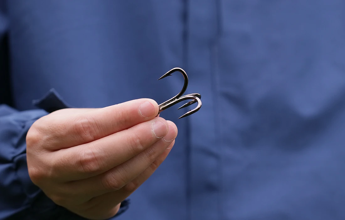Fish trip 4x starke Drillinge Hochfester Ersatz haken für Salzwasser und Süßwasser – Detail 2