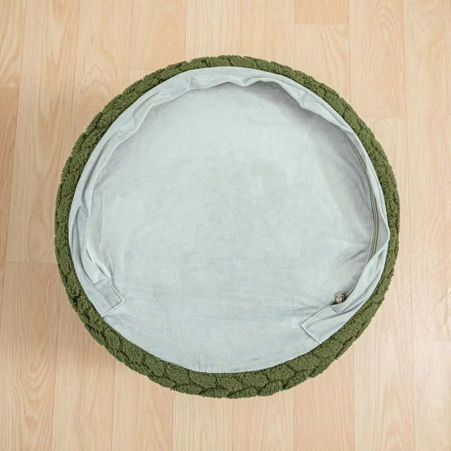 

Круглый пуф Османский 20 x 20 x 14 дюймов Boho Poof Домашний декор Напольный пуф Османская подставка для ног для дивана Диван-мешок Стулья Livin