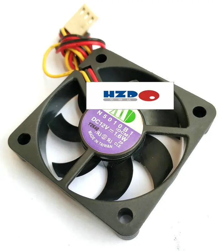 

HZDO 5 см N5010B1 5010 12 В 1,6 Вт 3-проводной охлаждающий вентилятор