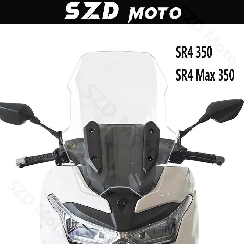 

For LONCIN VOGE SR4 350 SR4 MAX 350 SR4MAX 350 Motorcycle Windshield Windscreens Wind Deflectors Viser Visor Gray