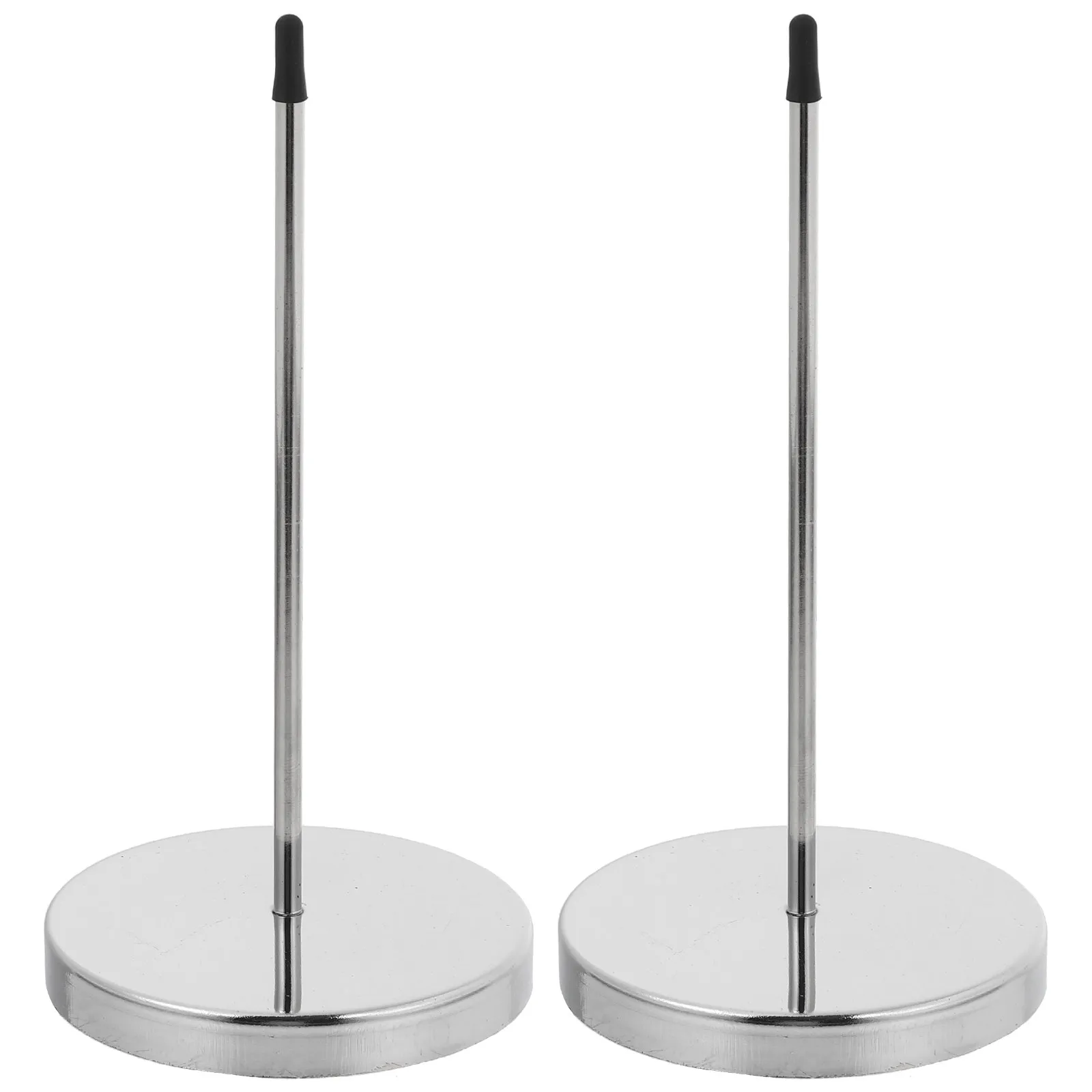 2Pcs Desk Receipt Spike Metal Bill Holder Receipt Fork for Office Restaurant Home Check Spindle Memo Ticket Stabbers Sturdy