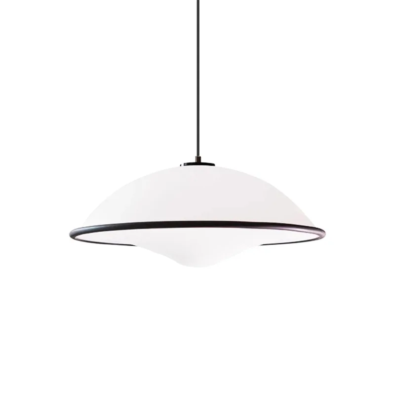 

Danish space flying saucer restaurant chandelier simple cream wabi-sabi style designer study bar used dining table chandelier