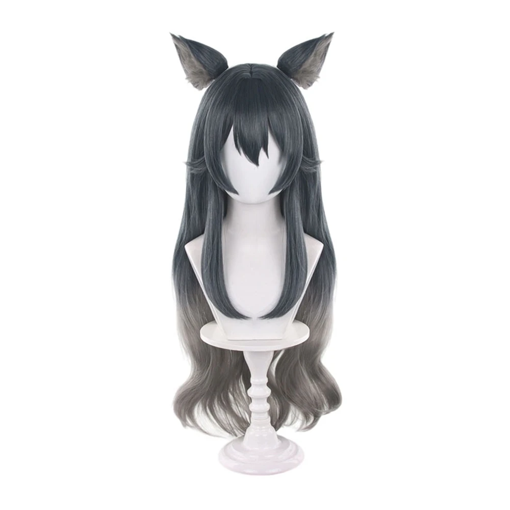 

Anime Cosplay Texas The Omertosa Wig Long Wavy Ears Synthetic Hair Peluca For Frieren Festival Role Play Props