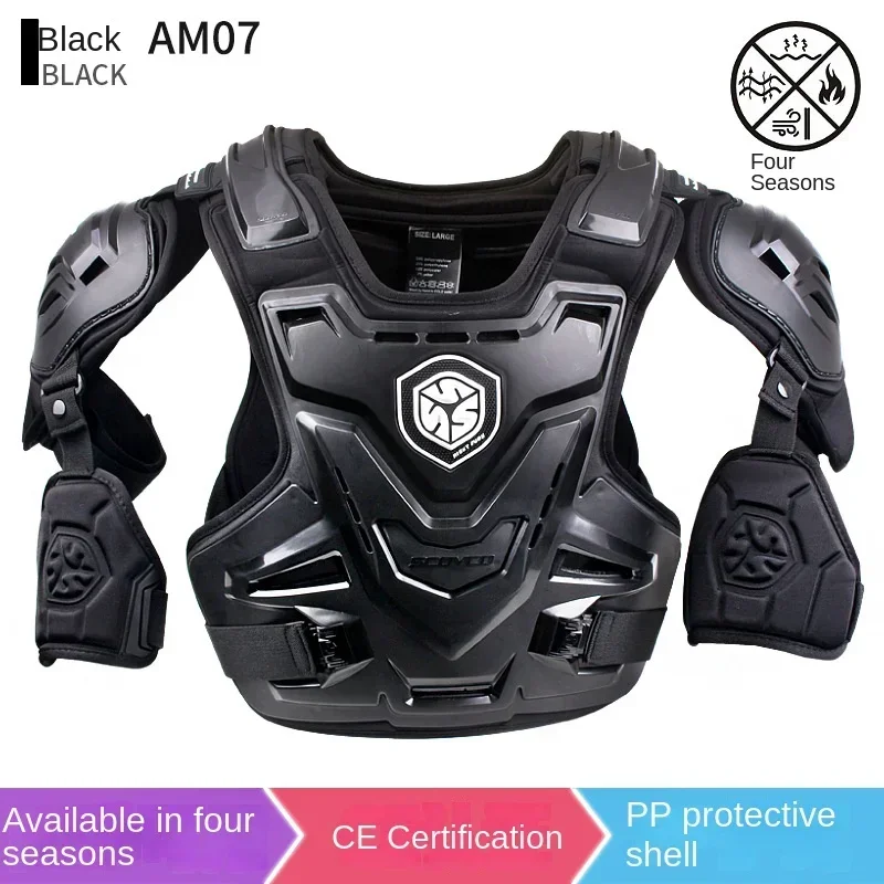 SCOYCO Motorcycle Armor Men Protective Buffer Anti-fall Riders Equipped with Armor Vests PP Material Cross-country Armor