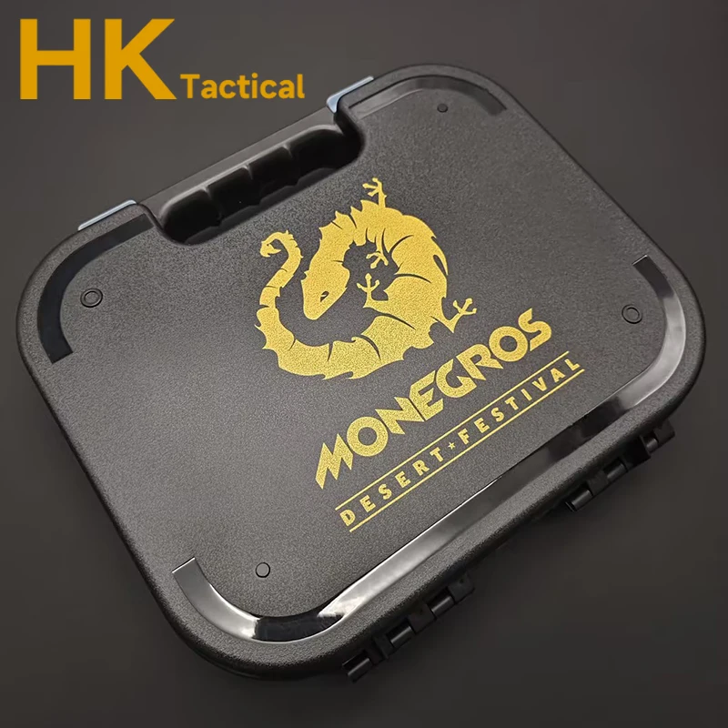 Caso arma tática para Glock Pistol, Safety Carrying Box, Mala, Hand Gun Acessórios, Hunting Tools, Safety Storage, Portable Case