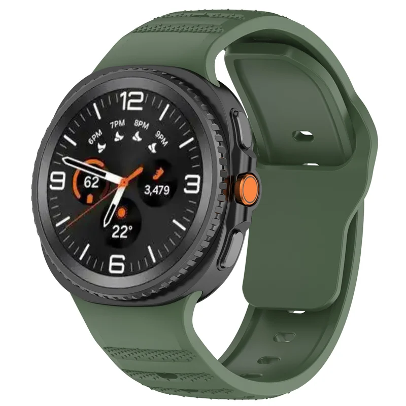 Fashion Dot Pattern Liquid Silicone Band For Samsung Galaxy Watch 9 8 40mm 44mm 8 Classic 46mm Lightweight Breathable Outdoor