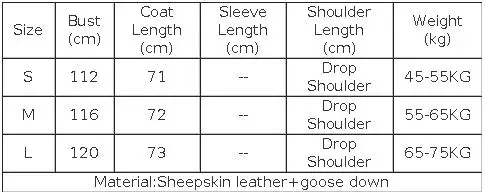 Women's Warm Natural Merino Sheep Fur Collar Coat Goose Down Jacket Genuine Sheepskin Leather Jacket Luxury Puffer Jacket