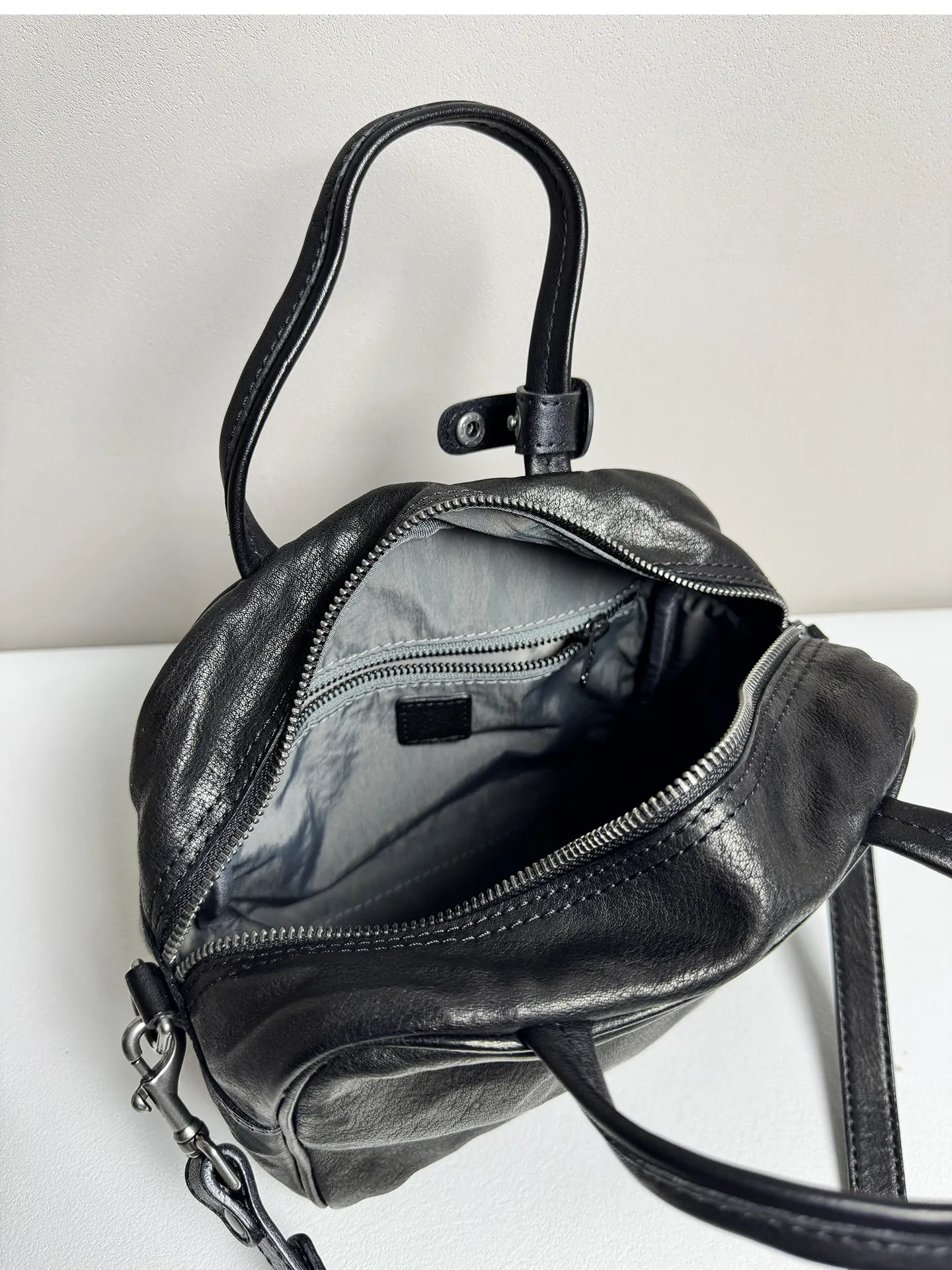 PNDME einfache, modische, hochwertige Damenhandtasche aus Rindsleder der ersten Schicht, Outdoor-Party-Luxus-Umhängetasche aus weichem Echtleder – Detail 25