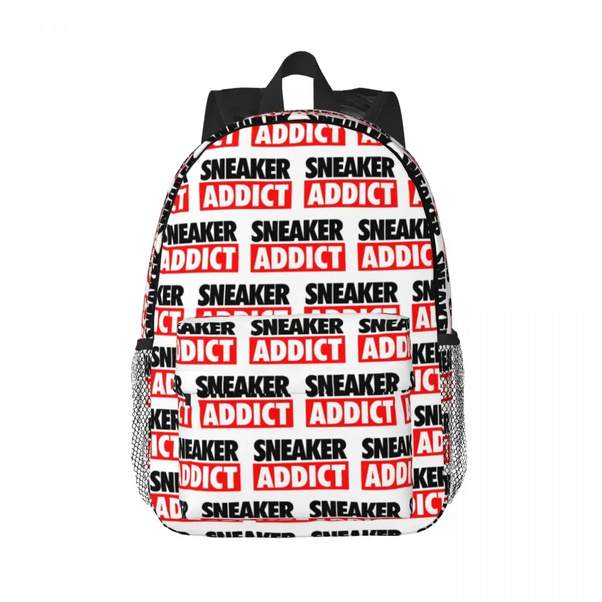 Sneaker Addict Box Backpacks Boys Girls Bookbag Casual Students School Bags Laptop Rucksack Shoulder Bag Large Capacity