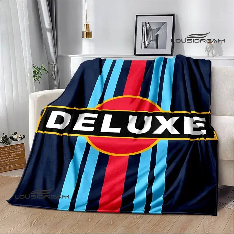 martini logo printing blanket warm beautiful blanket flannel soft and comfortable home travel blanket birthday gift