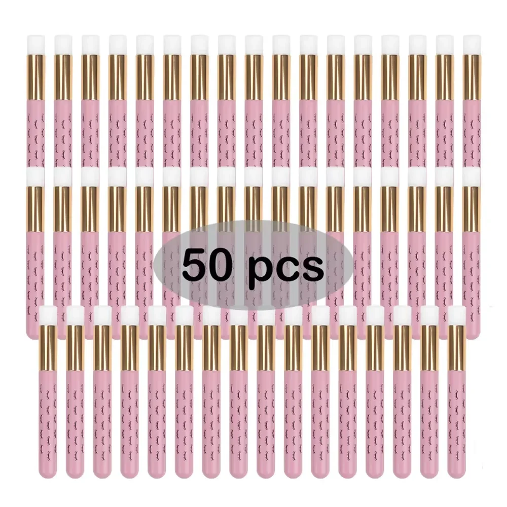 30/50pcs Eyelash Cleaning Brushes for Eyelash Extensions Glitter Lash Shampoo Brushes Nose Pore Cleansing Makeup Tools