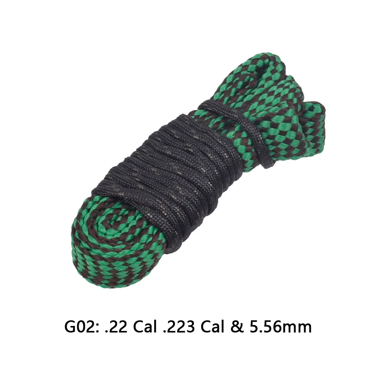 Kit per la pulizia della pistola tattica Mat Bore Cleaner fucile Barrel Caliber Rope 22LR 9x19mm 12GA 20GA .22 .223 .308 7.62x39 5.45x39 Ruger