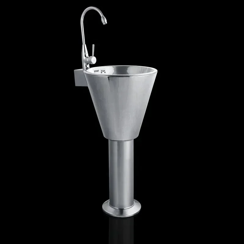 Hot selling and popular Modern Cup-Shaped Wash Basin Stainless Steel Outdoor Wash Basin