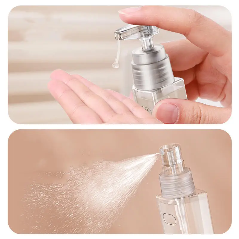Garrafa de engarrafamento de viagem portátil multi-função shampoo produtos de cuidados com a pele dispensador garrafas de armazenamento spray recipiente de imprensa vazio