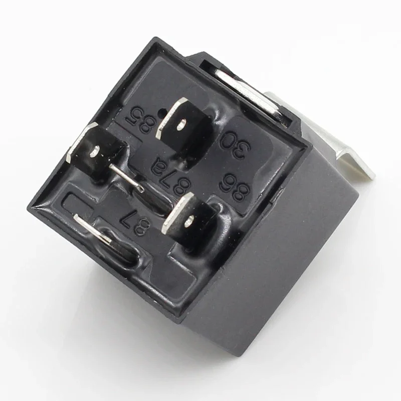 1 piece Waterproof Automotive Relay 12v 5pin 40a Car Relay 12v With Black Red Copper Terminal Auto Relay With  Socket