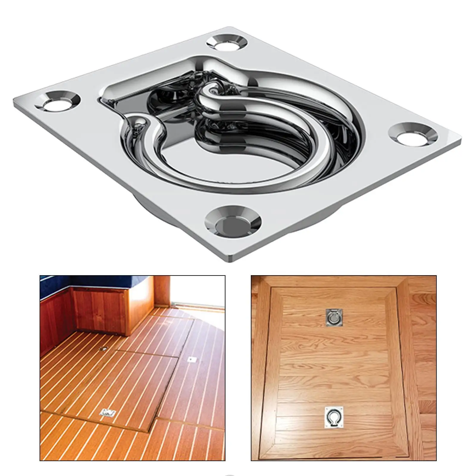 

Boat Hatch Recessed Pull Handle Lashing Ring Ring Hook Tie Down Anchor for