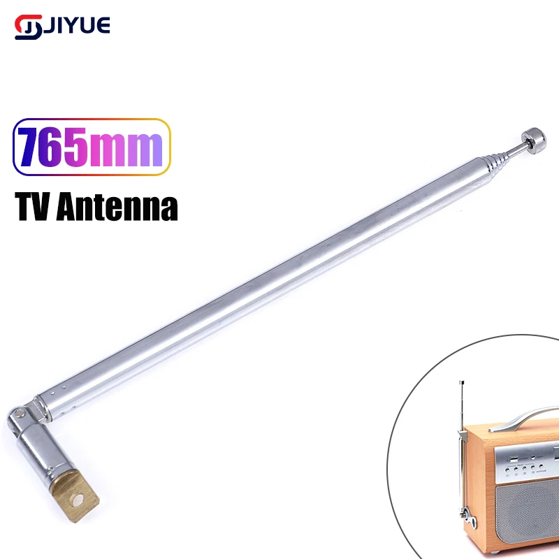 1pc 7 Sections Replacement 765mm TV Antenna Telescopic Antenna Aerial For Radio TV Wholesale