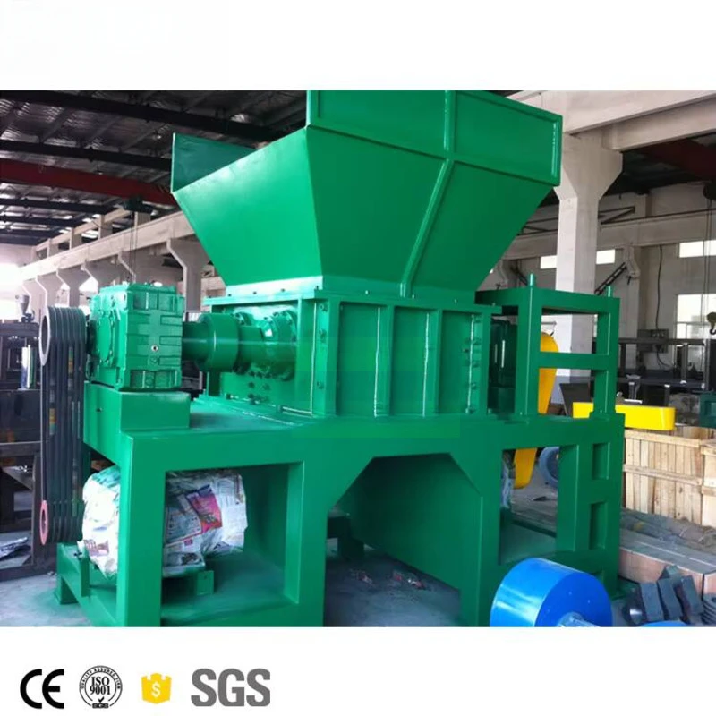 Plastic Film Bags, Tubes, Bottles, Blocky Mateials, Wood, Pape, Ties, Metal Single And Double Shaft Shedde, Plastic view 3
