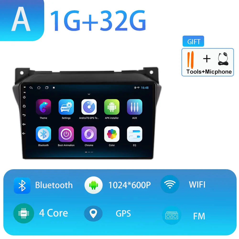 Android 15 Autoradio 360 Camera GPS Navigatie Multimedia Video Player Carplay Auto DSP RDS Voor Suzuki Alto 2009 2010-2016 2017