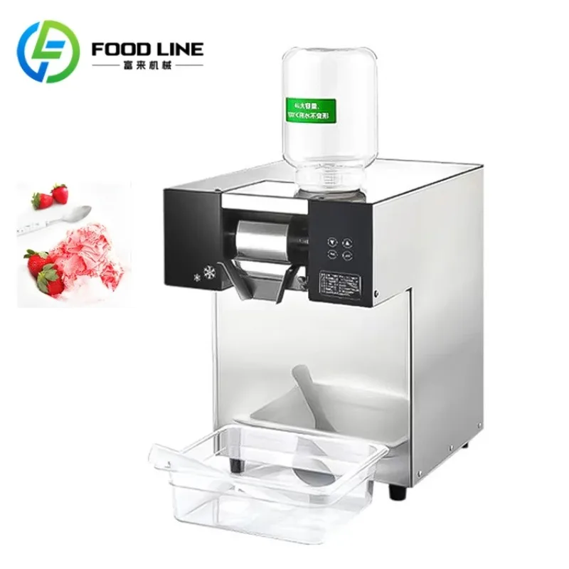 Korea Snow Commercial Bingsoo Machine Stainless Steel Snowflake Ice Shaver Cream Crusher Maker Bingsu Processing Equipment