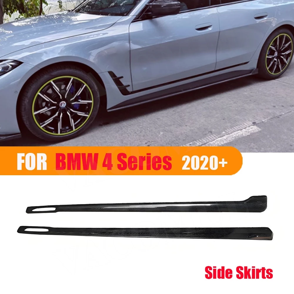 

VACOMUL Carbon Fiber For BMW 4 Series G26 2020+ Side Door Bumper Guard Side Skirts Protector Car Tuning Exterior Accessories