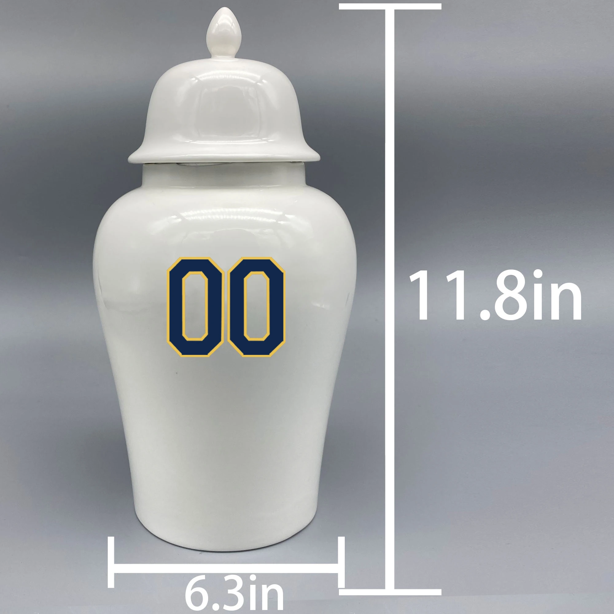 Large Urn for Milwaukee Brewers-themed Logo Urn.Please send me the customize information-name/date and number on the urn