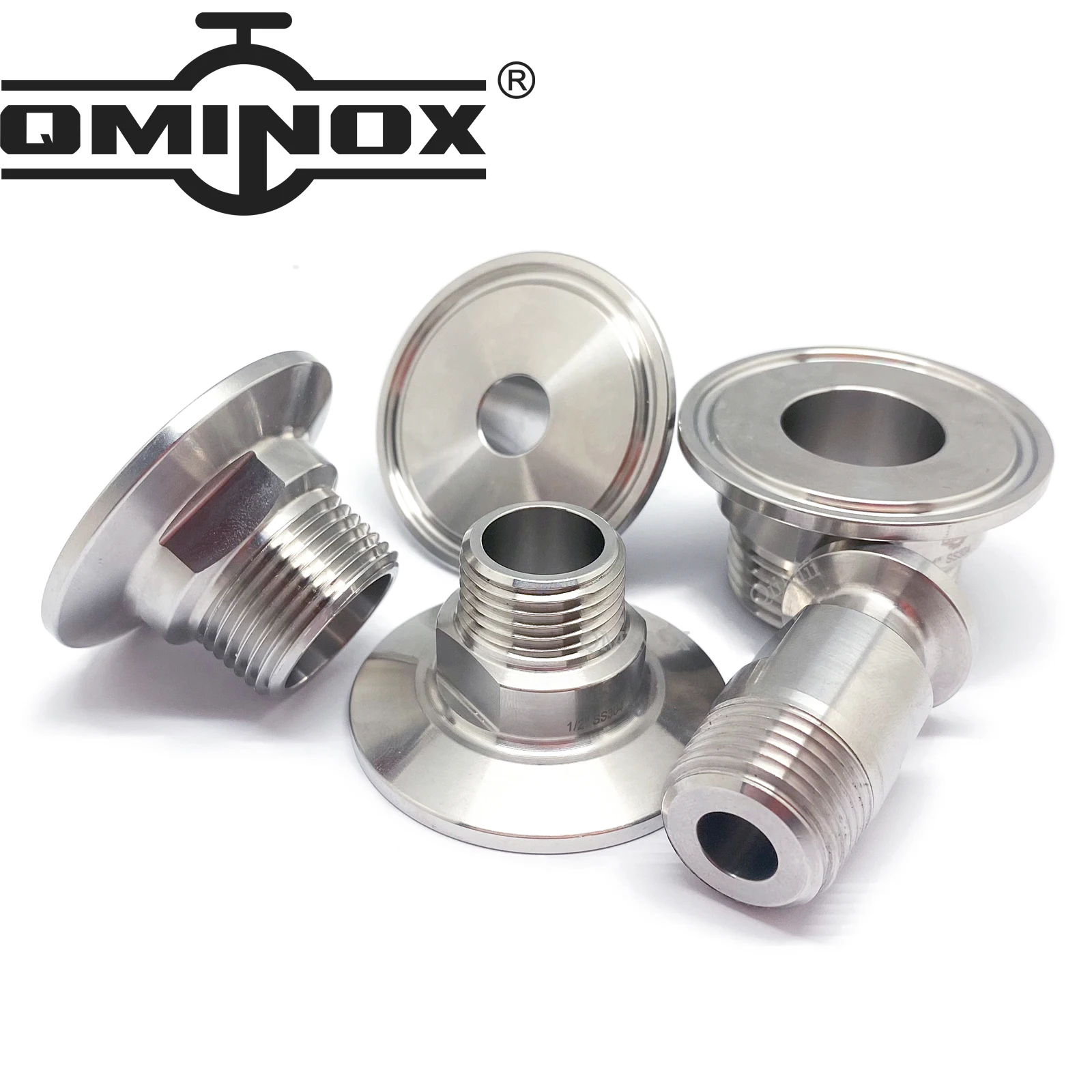 SS304 Tri clamp NPT Male adapter stainless steel clamp male NPT fittings 1/4-1
